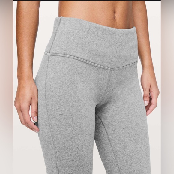 Lululemon Wunder Under Pant *Cotton Fleece - Picture 1 of 10